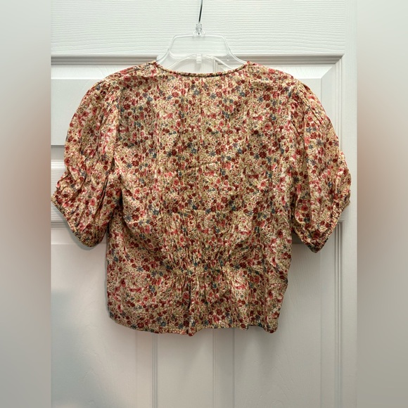 DOEN Narcissa Top in Pink Valley Floral - Picture 11 of 12